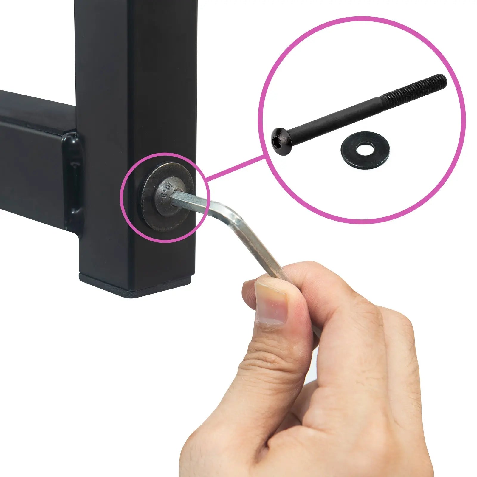 Long Screw and Washer for 2nd Tier Liquid Stands