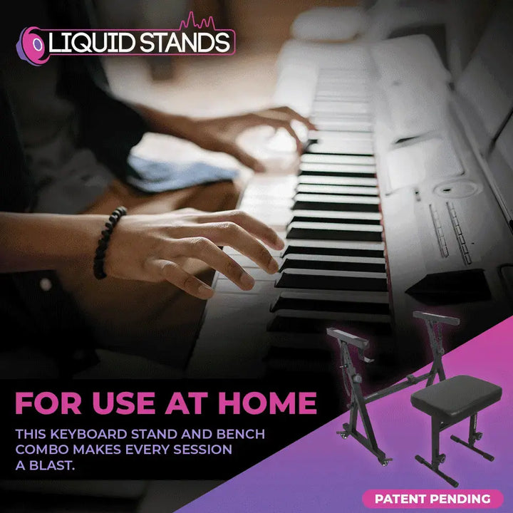 Z-Style Keyboard Stand and Piano Bench
