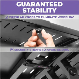 Portable Keyboard Workstation with Utility Table Liquid Stands
