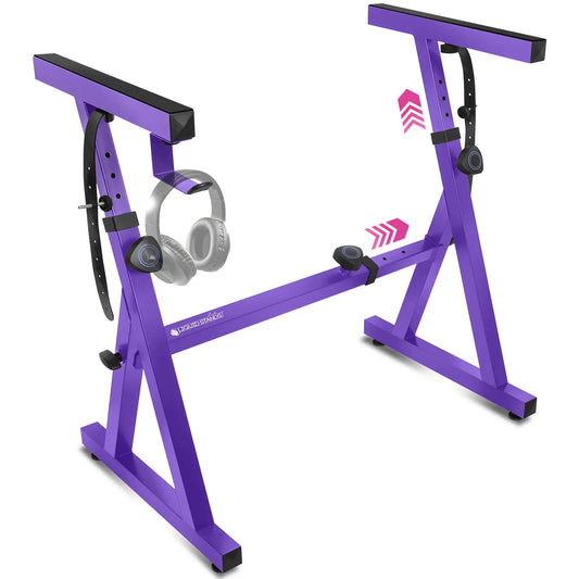 Adjustable Z Shape Purple Keyboard Stand Liquid Stands