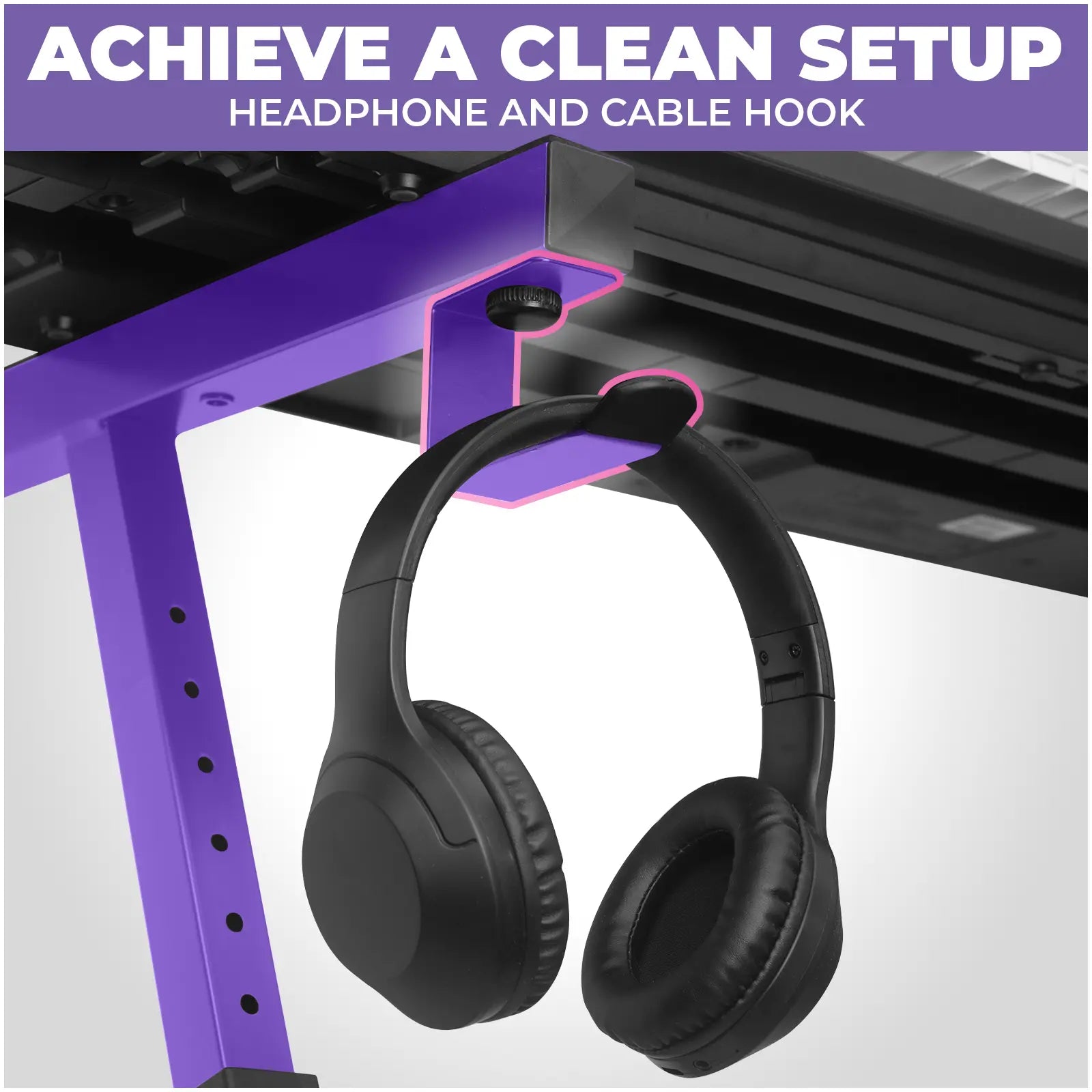 Adjustable Z Shape Purple Keyboard Stand Liquid Stands