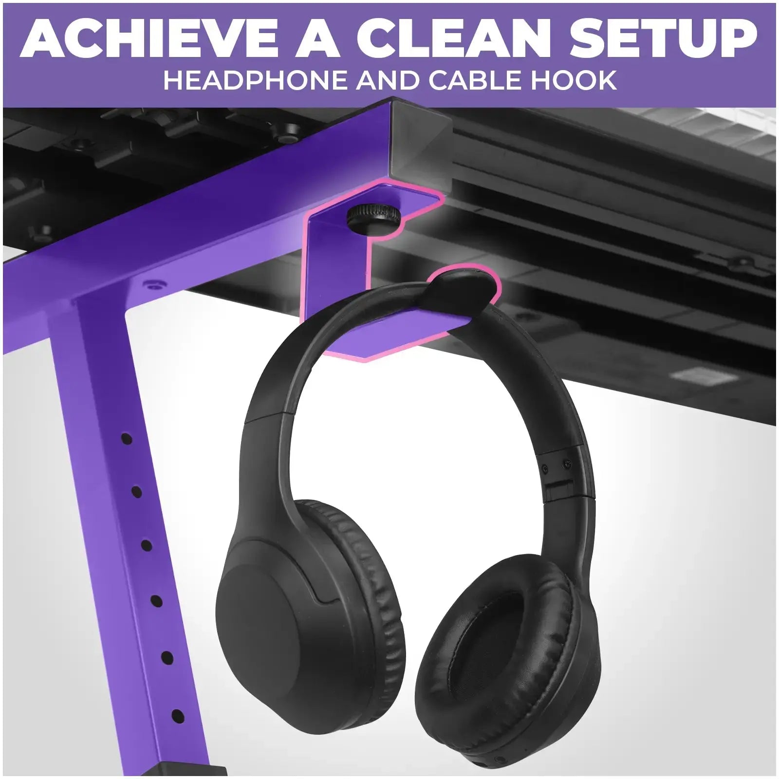 Adjustable Z Shape Purple Keyboard Stand Liquid Stands