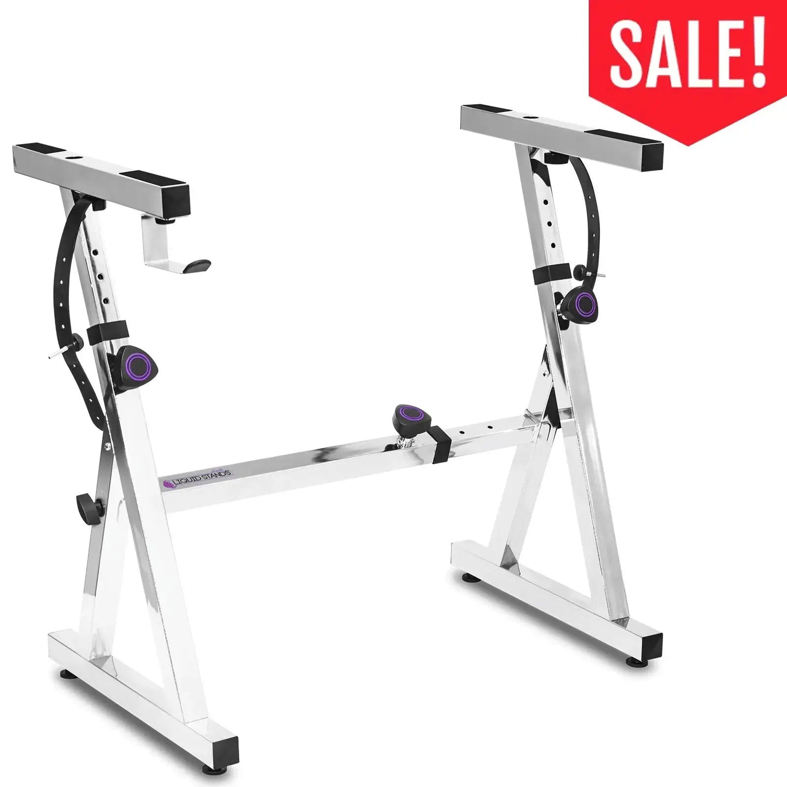 Chrome Adjustable Z Style Keyboard Stand Liquid Stands
