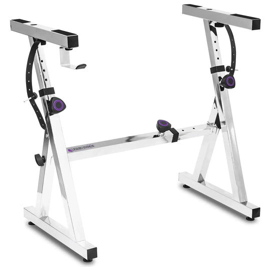 Chrome Adjustable Z Style Keyboard Stand Liquid Stands