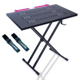 Expandable DJ Table Portable Audio Mixer Stand