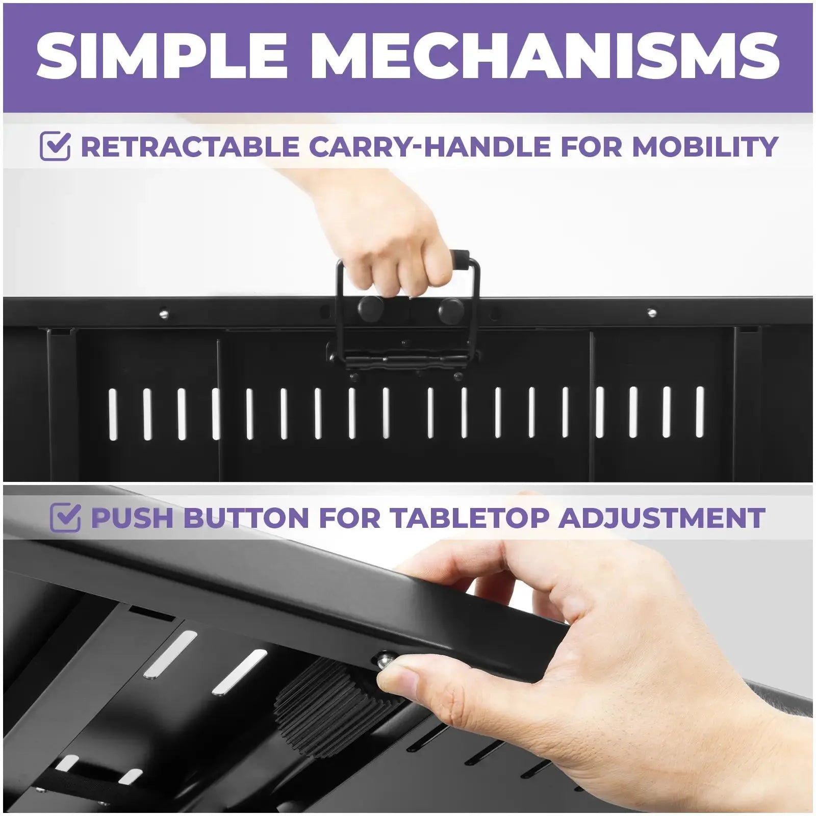 Utility Table Top for X Style and Z Style Piano Stands Liquid Stands