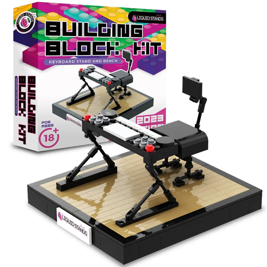 WS 195-Piece Keyboard Stand Building Block Set Liquid Stands