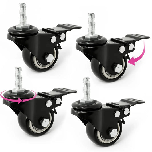 Replacement Wheel Set for Keyboard Stand Liquid Stands