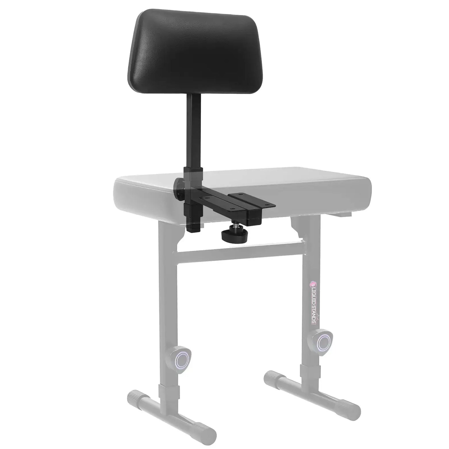 WS Adjustable Backrest for Piano Keyboard Bench Liquid Stands