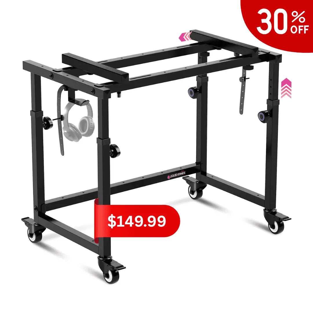Portable Keyboard Workstation | Home Studio Stand Liquid Stands