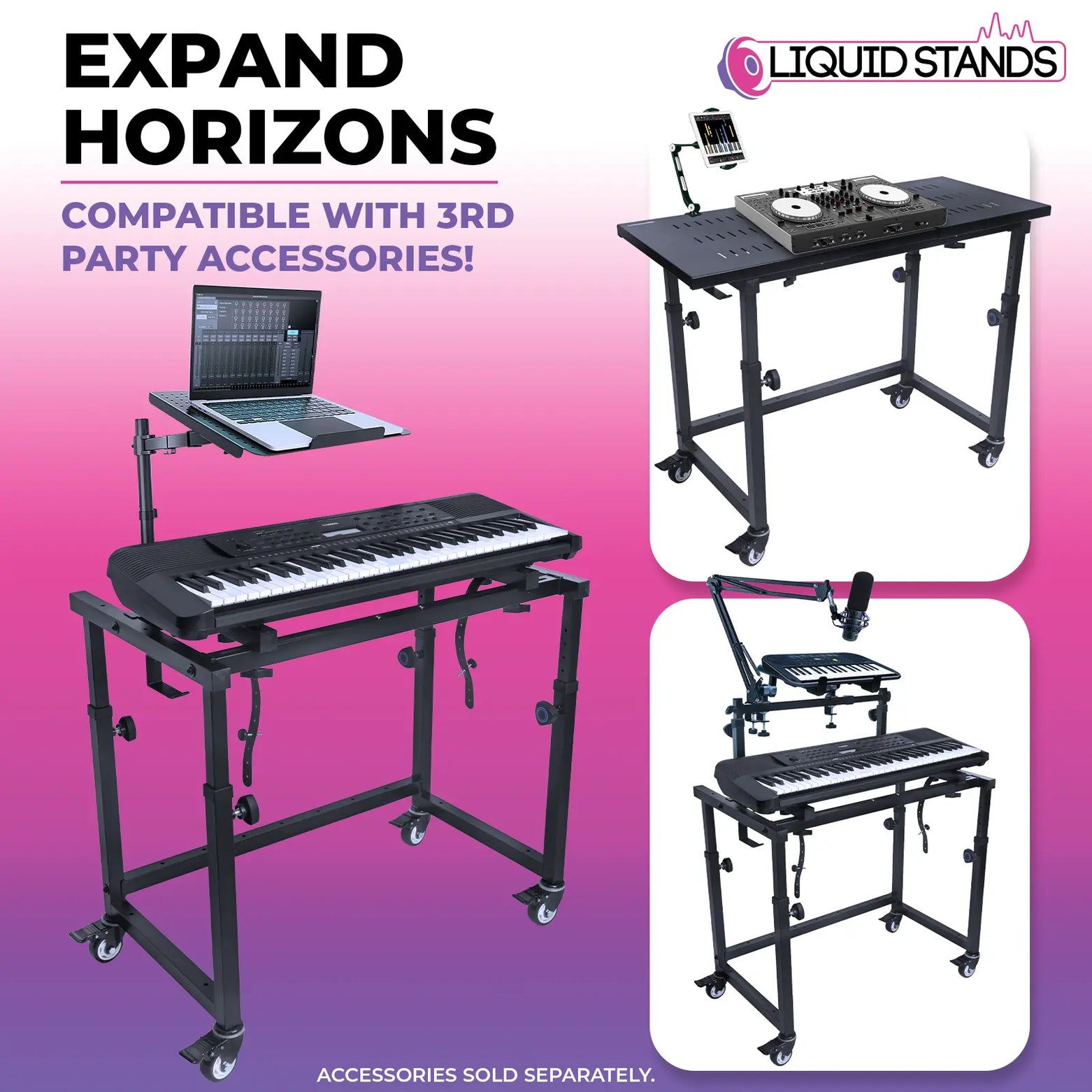 Portable Home Recording Studio Workstation – Liquid Stands