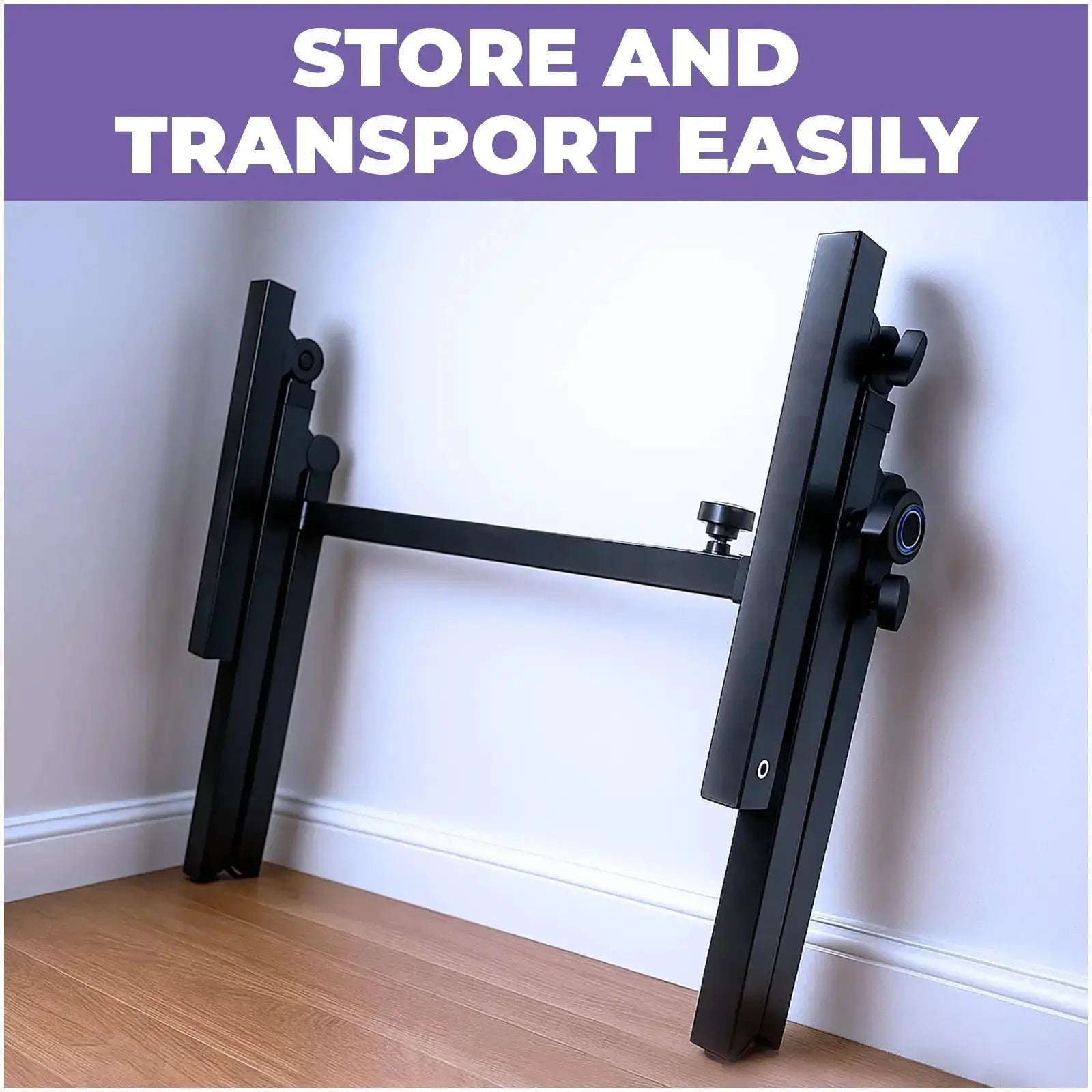 Foldable Z Style Black Piano Stand Liquid Stands
