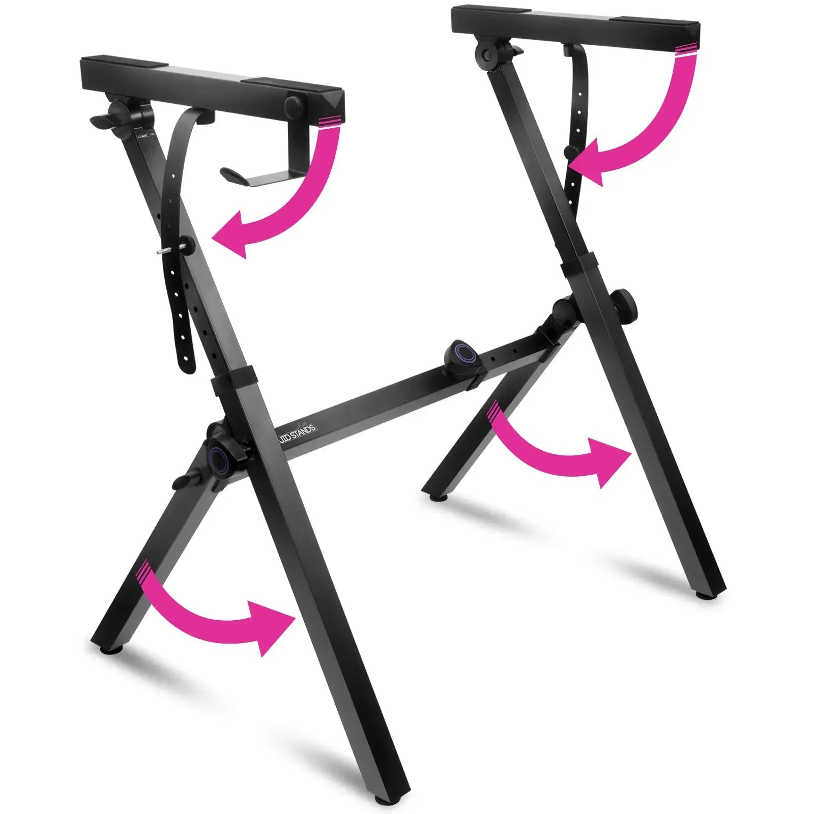 WS Foldable Z Shape Black Keyboard Stand Liquid Stands