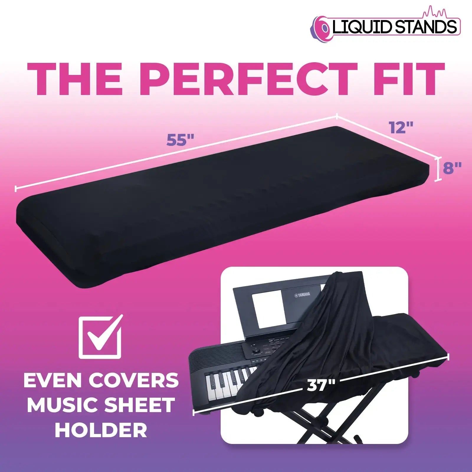 WS Keyboard Dust Cover Liquid Stands