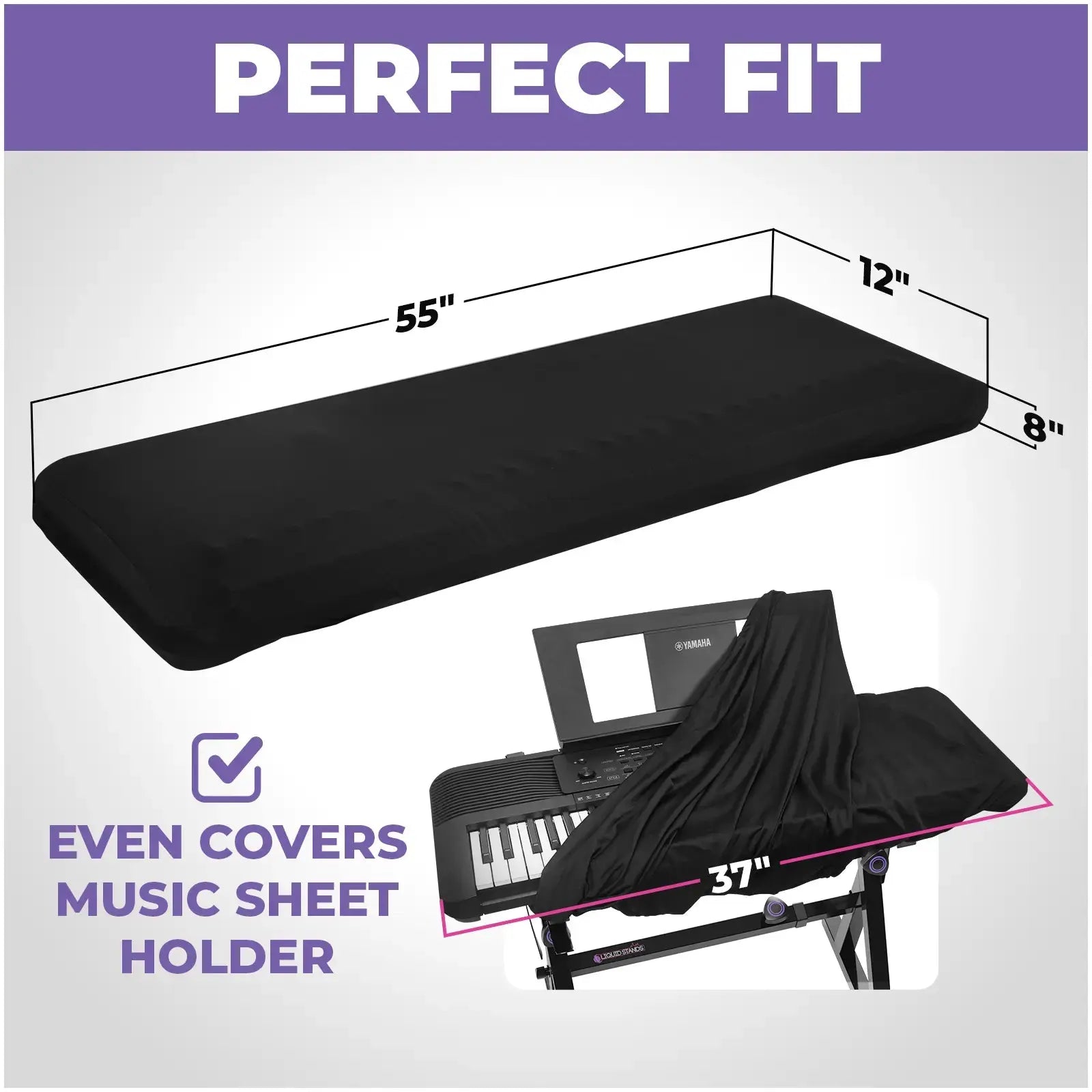 Keyboard Dust Cover Liquid Stands