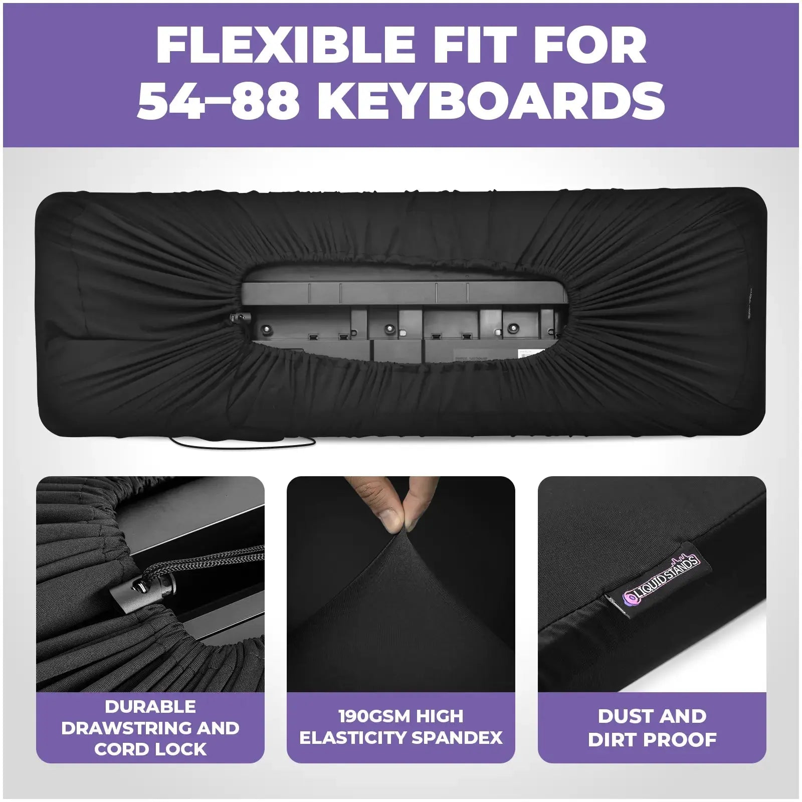 Keyboard Dust Cover Liquid Stands