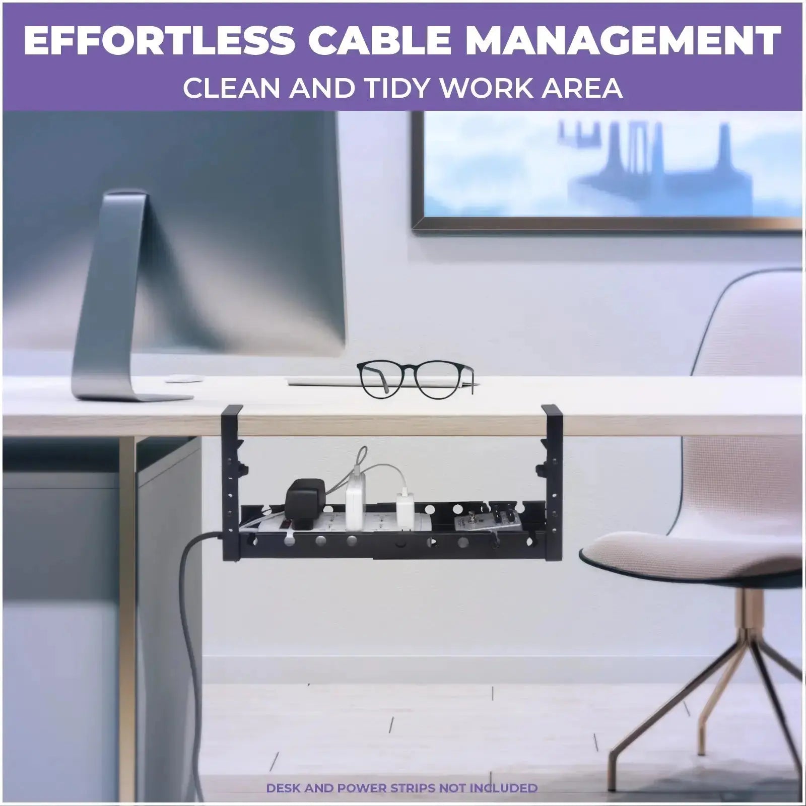 Extendable Under Desk Cable Management Tray Liquid Stands