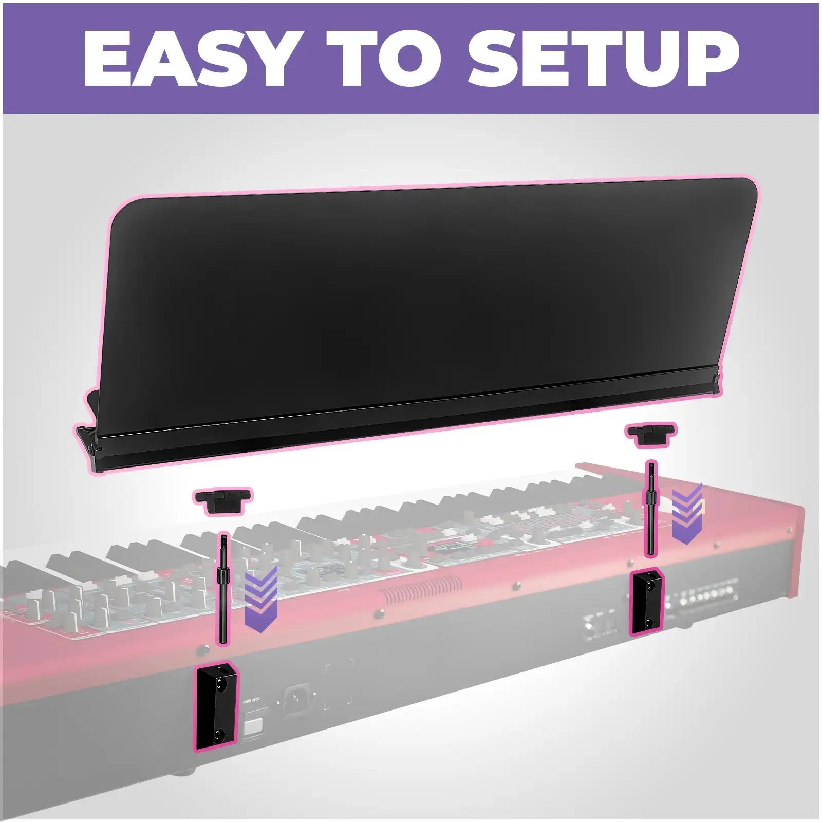 WS Music Sheet Stand for Nord Keyboard - Liquid Stands