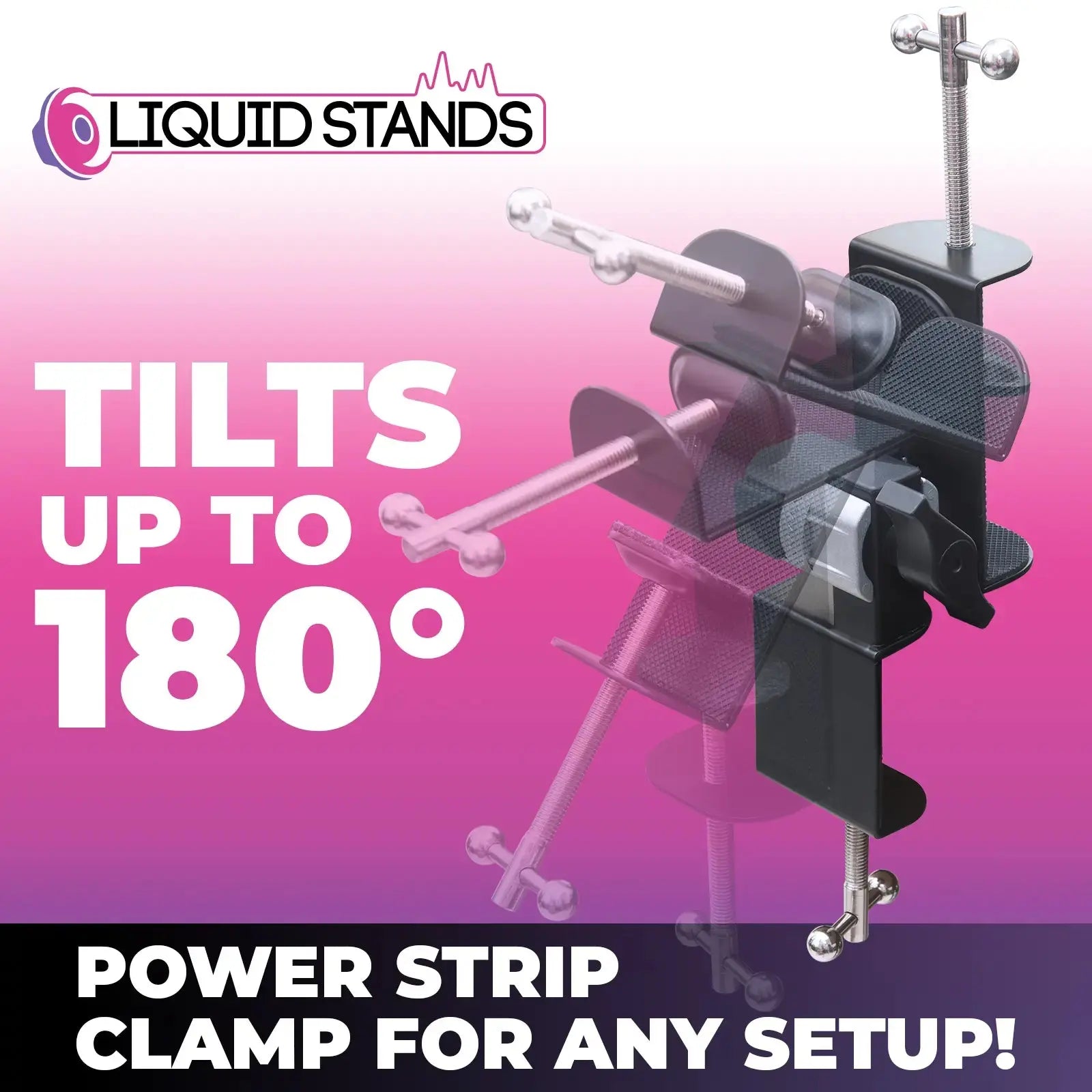 WS Power Strip Clamp Liquid Stands