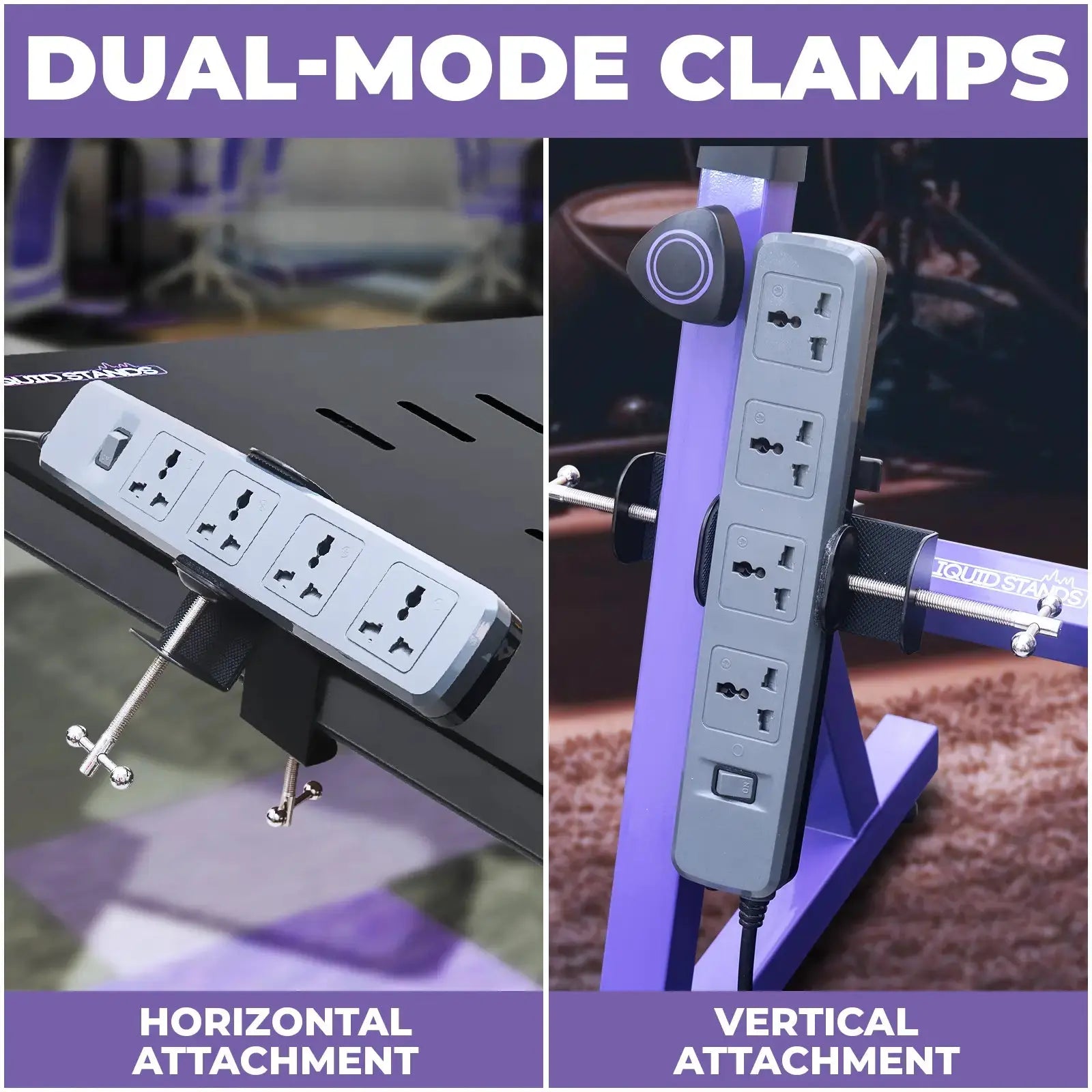 Power Strip Clamp Liquid Stands