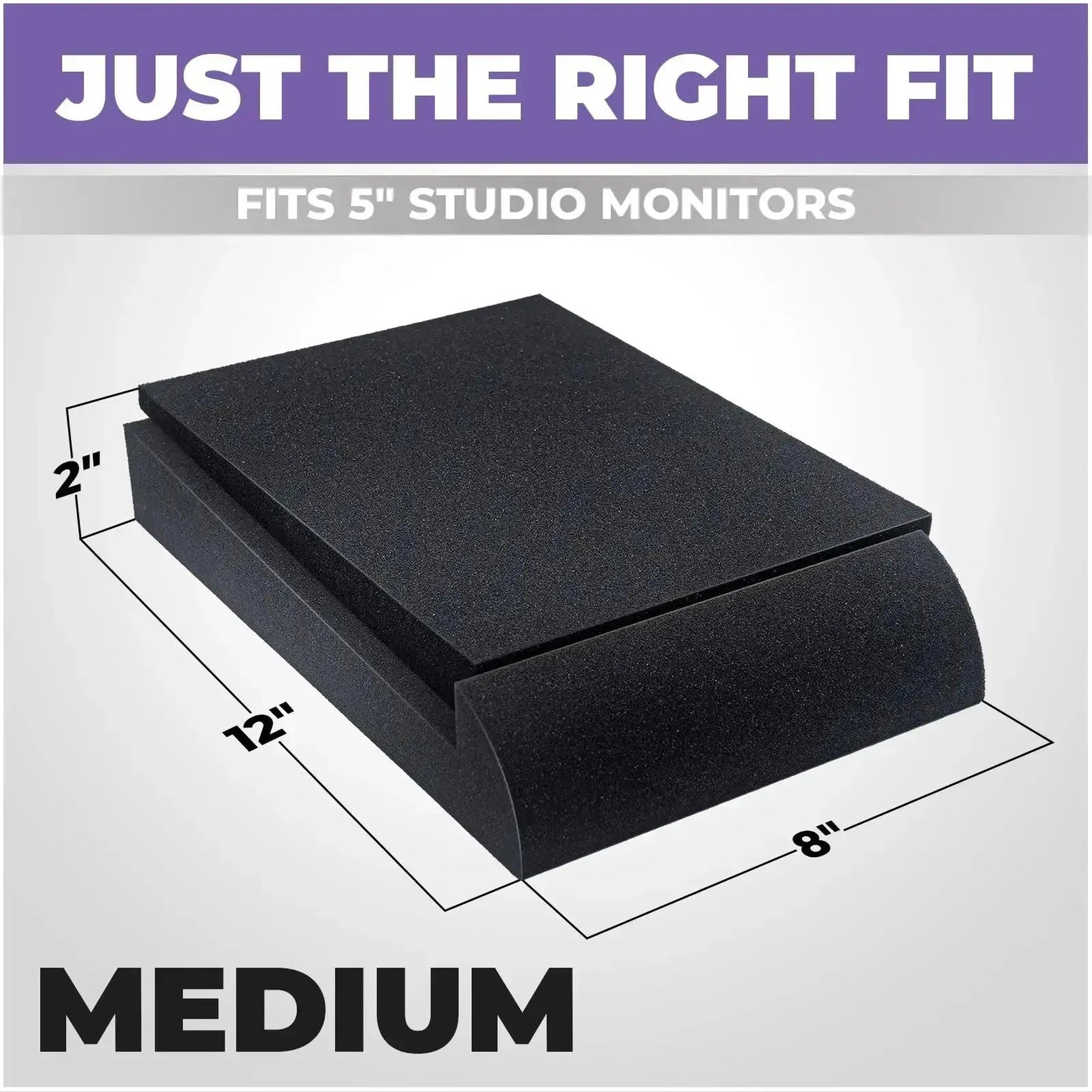 Studio Monitor Sound Isolation Pads for Speakers- 5