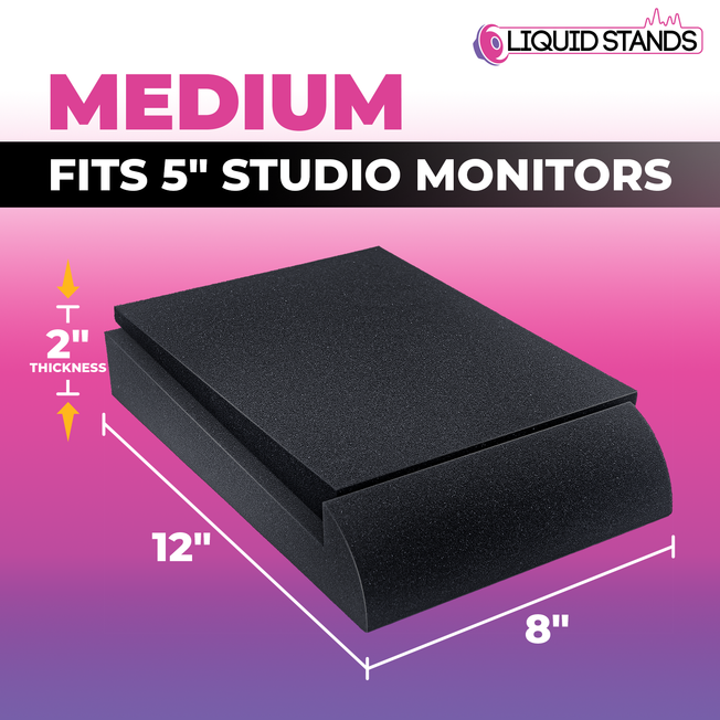 Studio Monitor Sound Isolation Pads for Speakers- 5