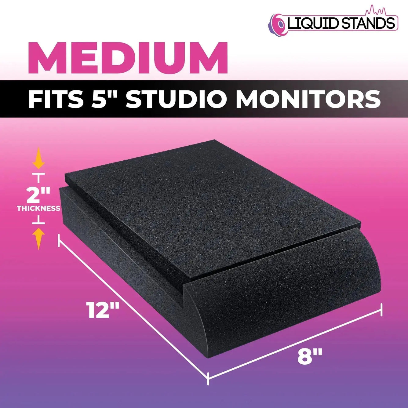 Studio Monitor Sound Isolation Pads for Speakers- 5