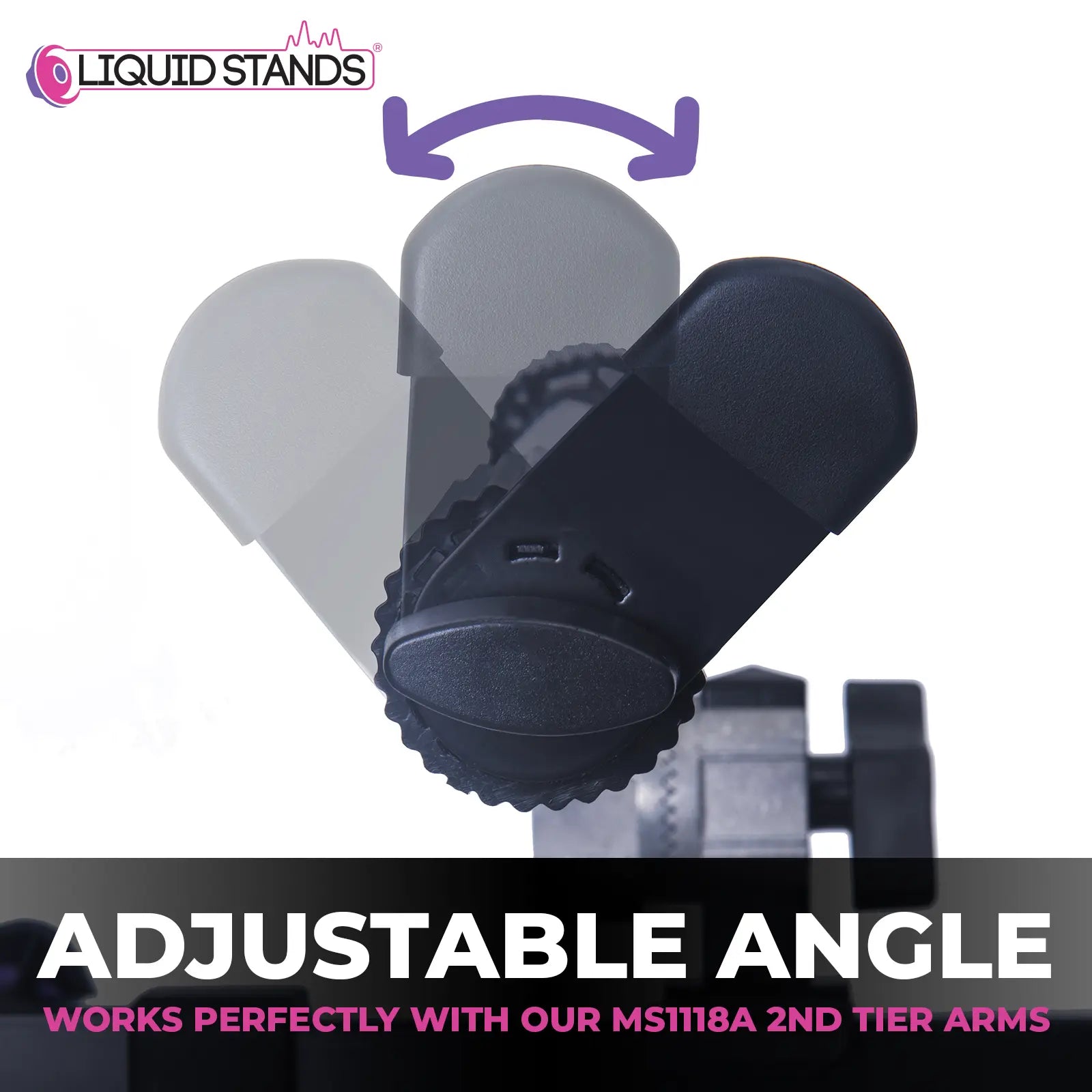 Extended Metal and Rubber Lips Liquid Stands