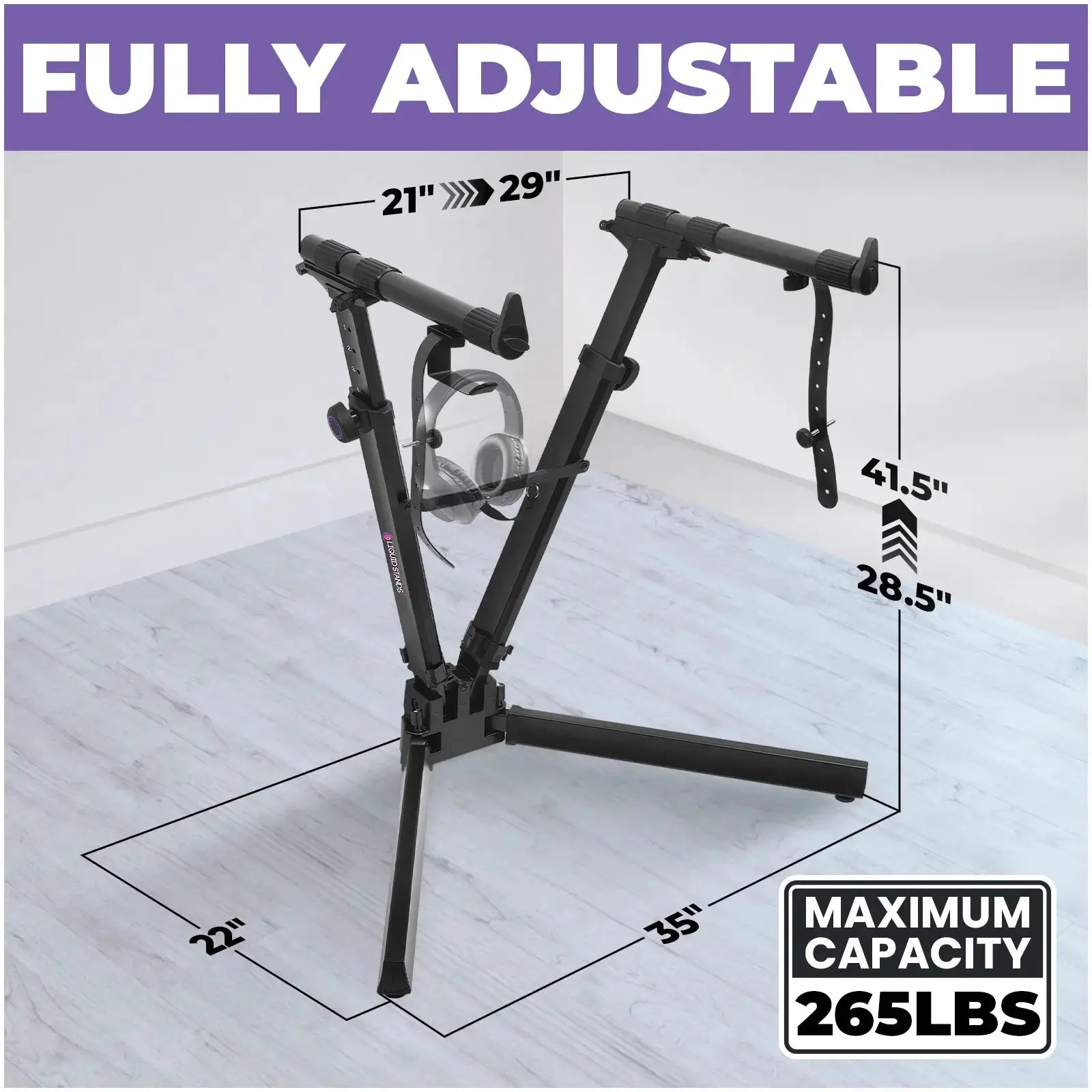 3-Tier Portable Keyboard Workstation| 3-tier Keyboard Stand – Liquid Stands