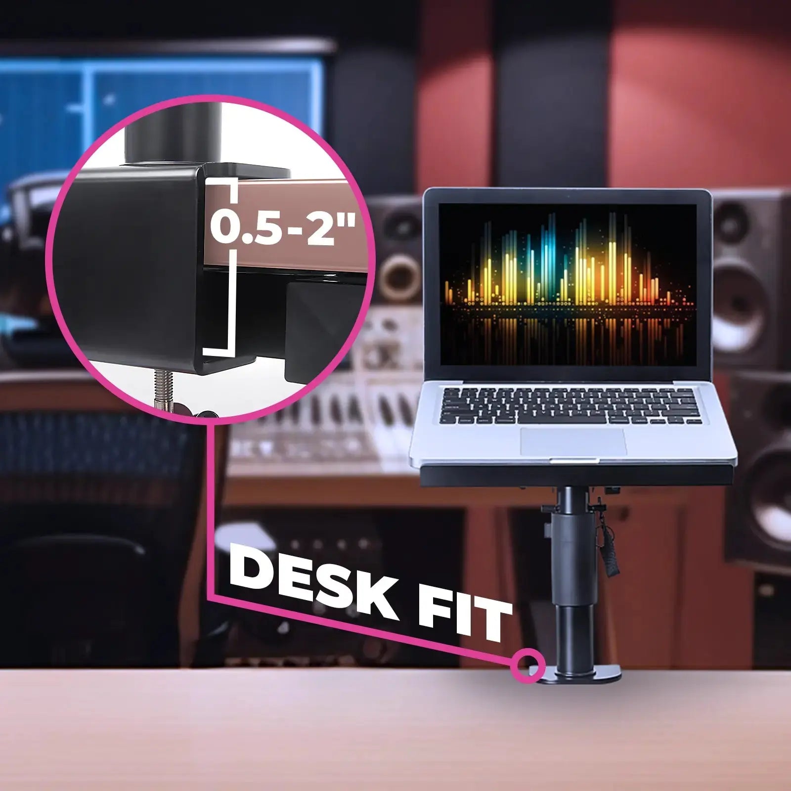 Adjustable Laptop Desk Mount Liquid Stands