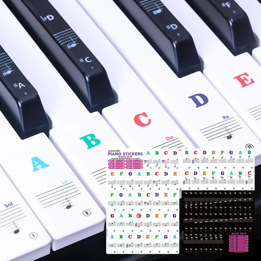Keyboard Note Stickers Liquid Stands