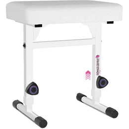 Adjustable White Keyboard Bench Seat Liquid Stands