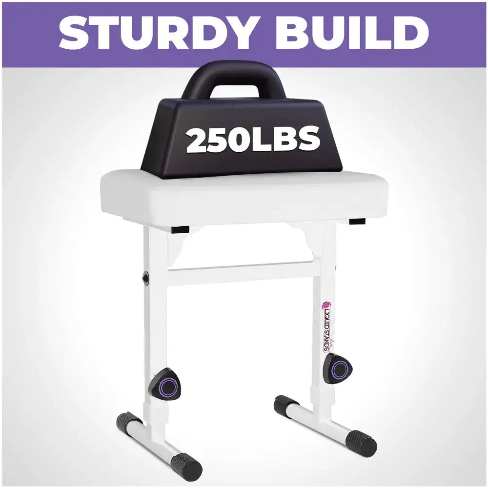 Adjustable White Keyboard Bench Seat Liquid Stands