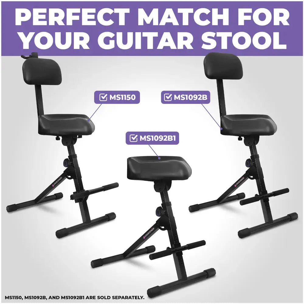 Adjustable Backrest for Guitar Stool Liquid Stands