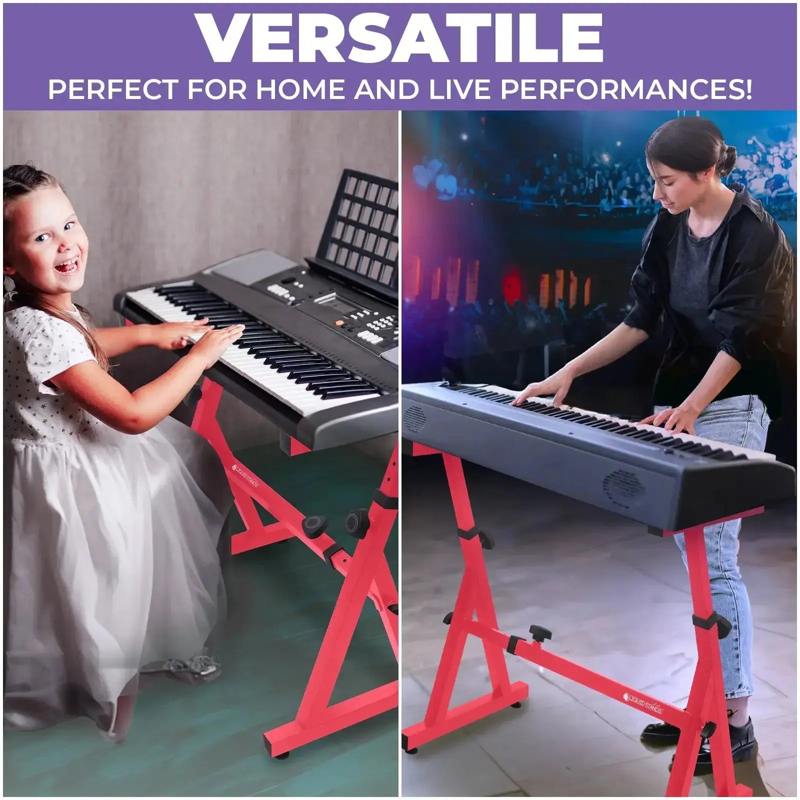 Adjustable Z Style Red Keyboard Stand Liquid Stands