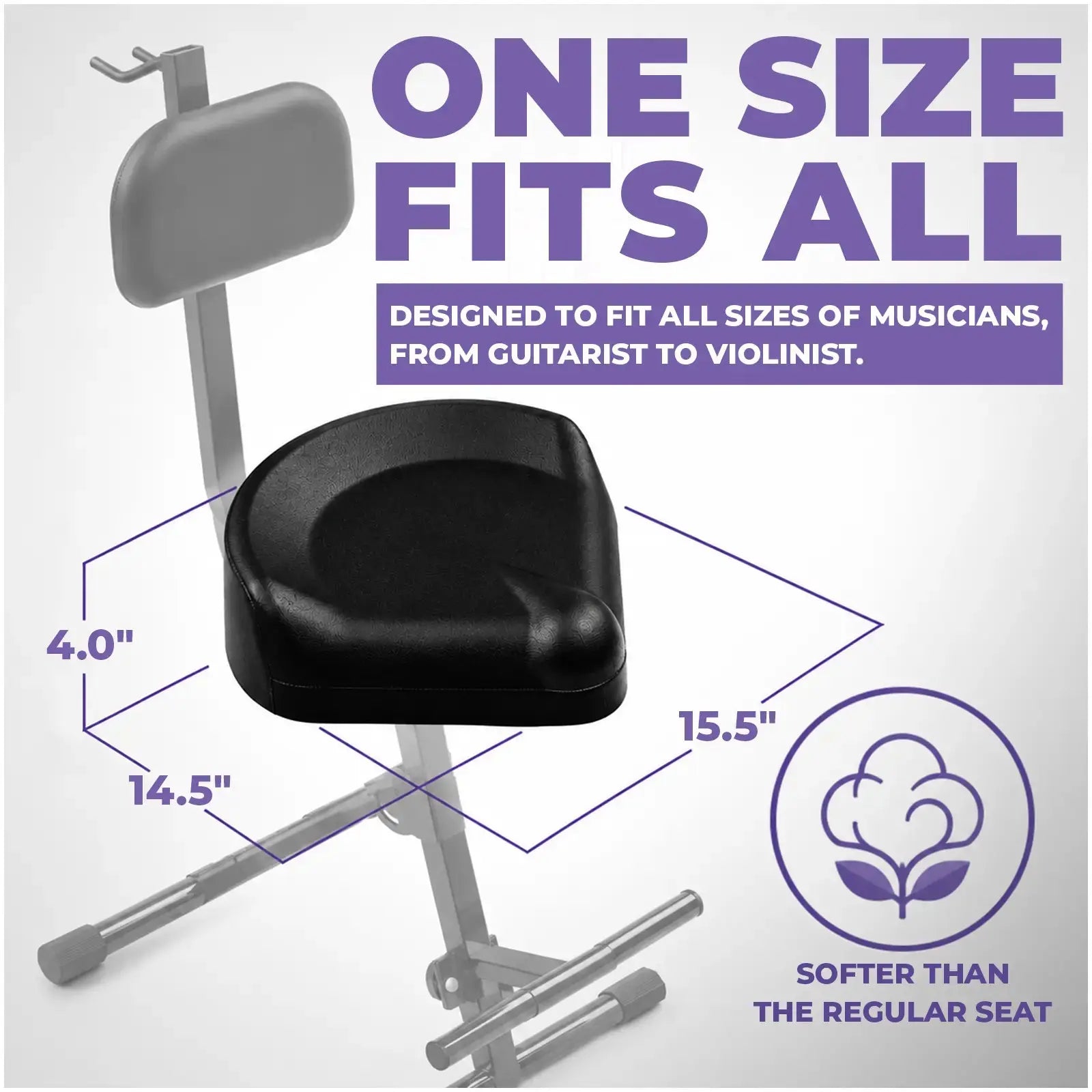 Soft Cushion Seat for Guitar Stools Liquid Stands