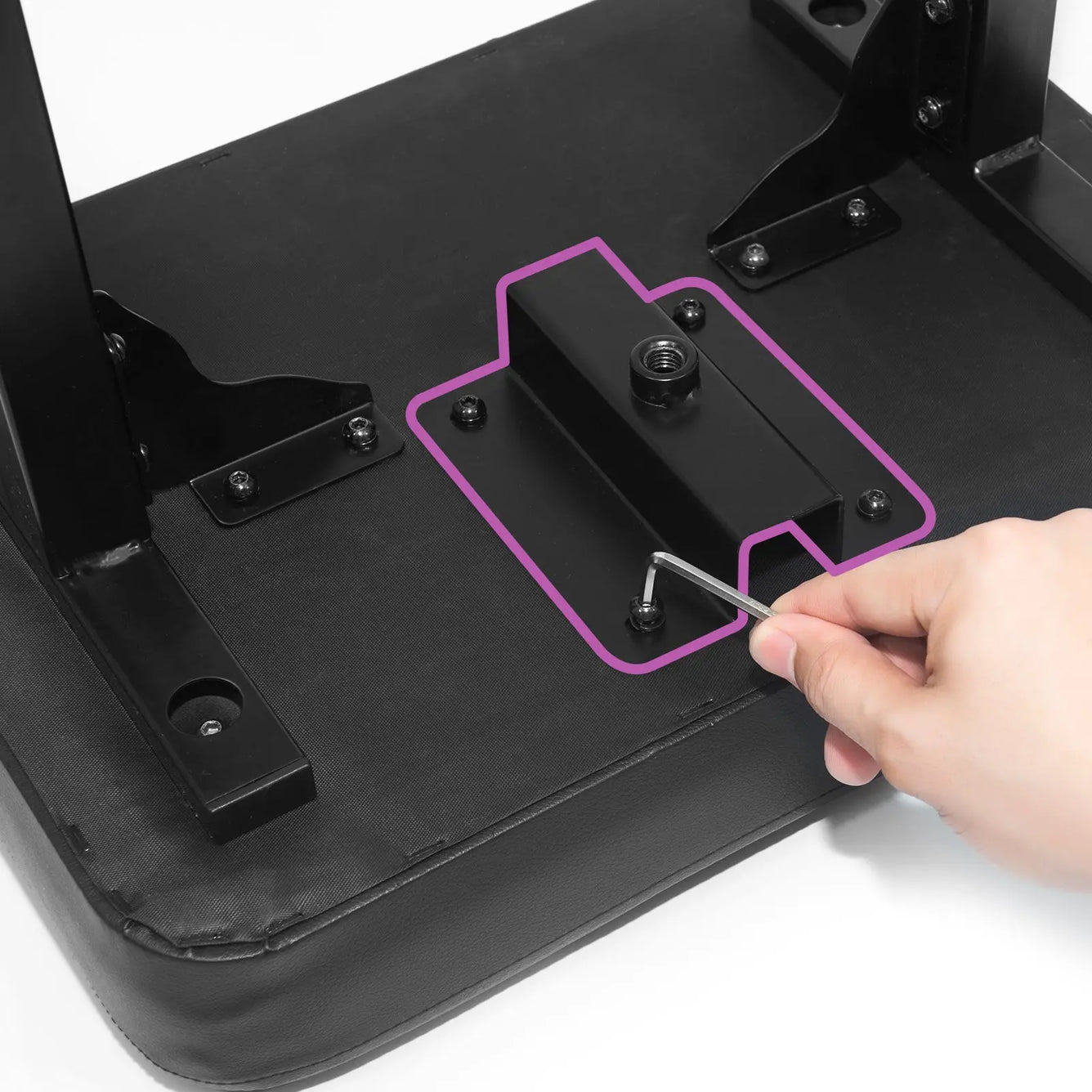 Backrest Connector for Benches Liquid Stands