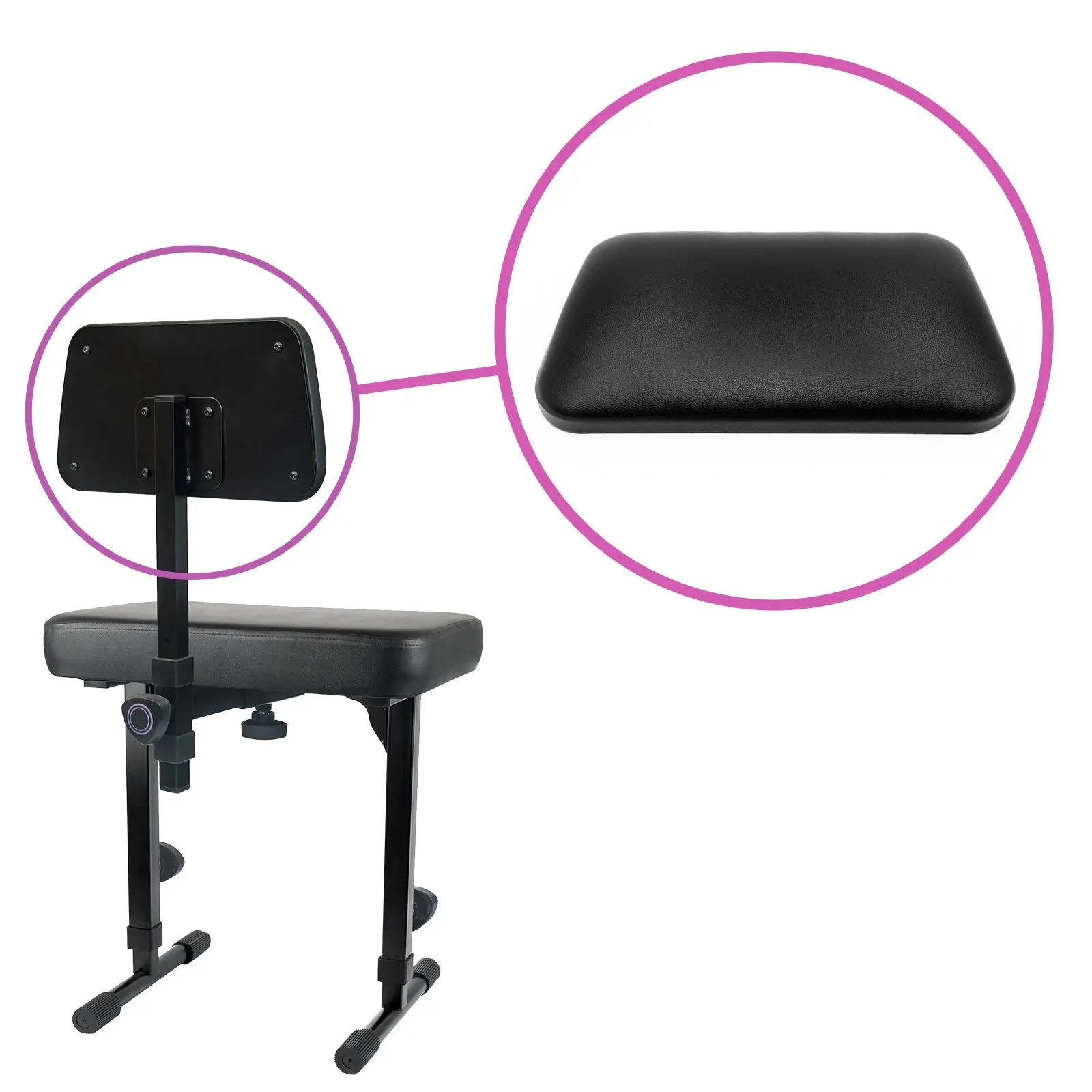 Back Cushion for Piano Bench with Backrest Liquid Stands