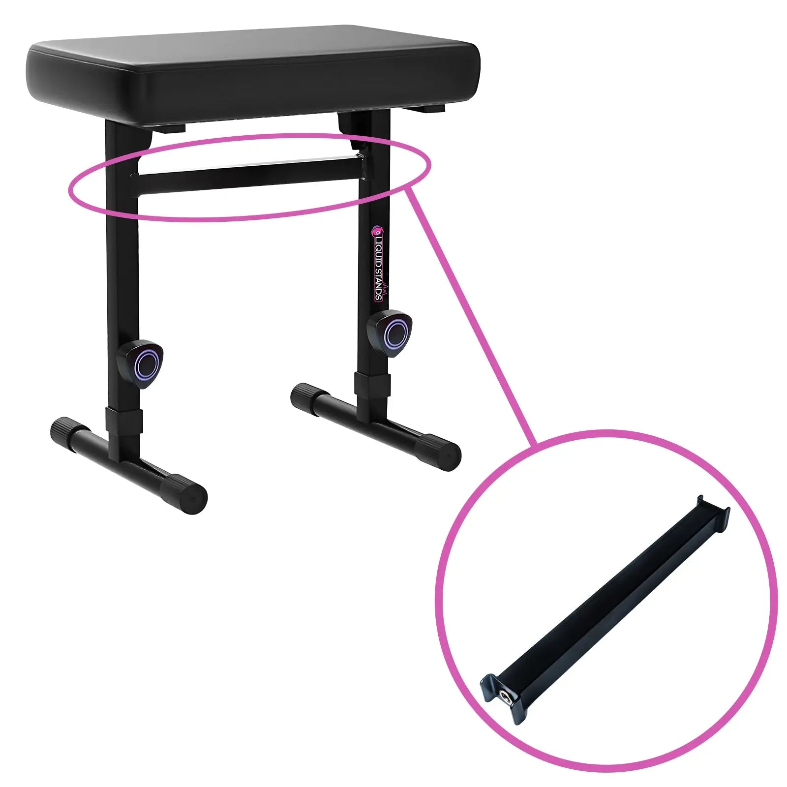 Crossbeam for Piano Benches Liquid Stands