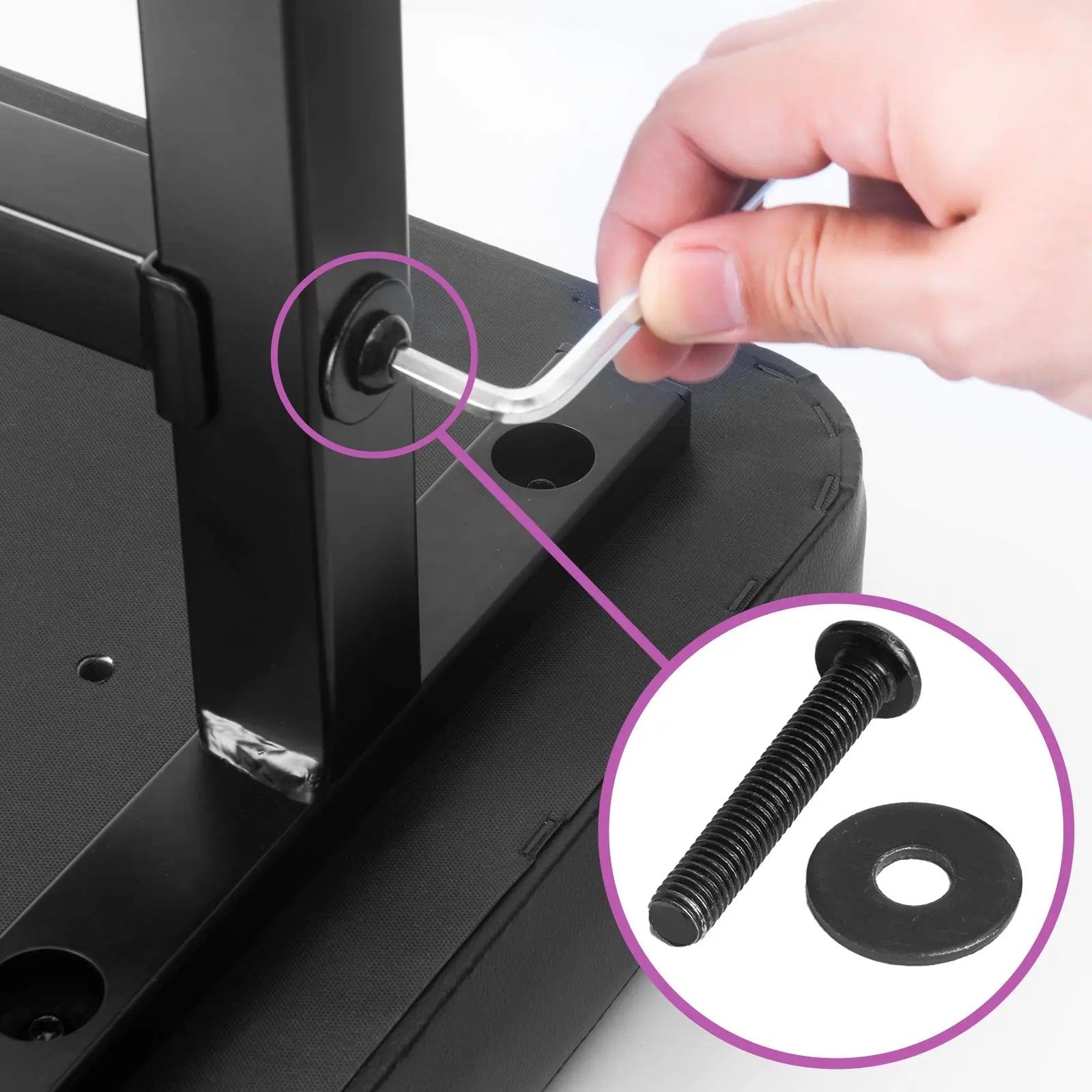 Big Allen Screw and Washer for Piano Bench Crossbeam Liquid Stands