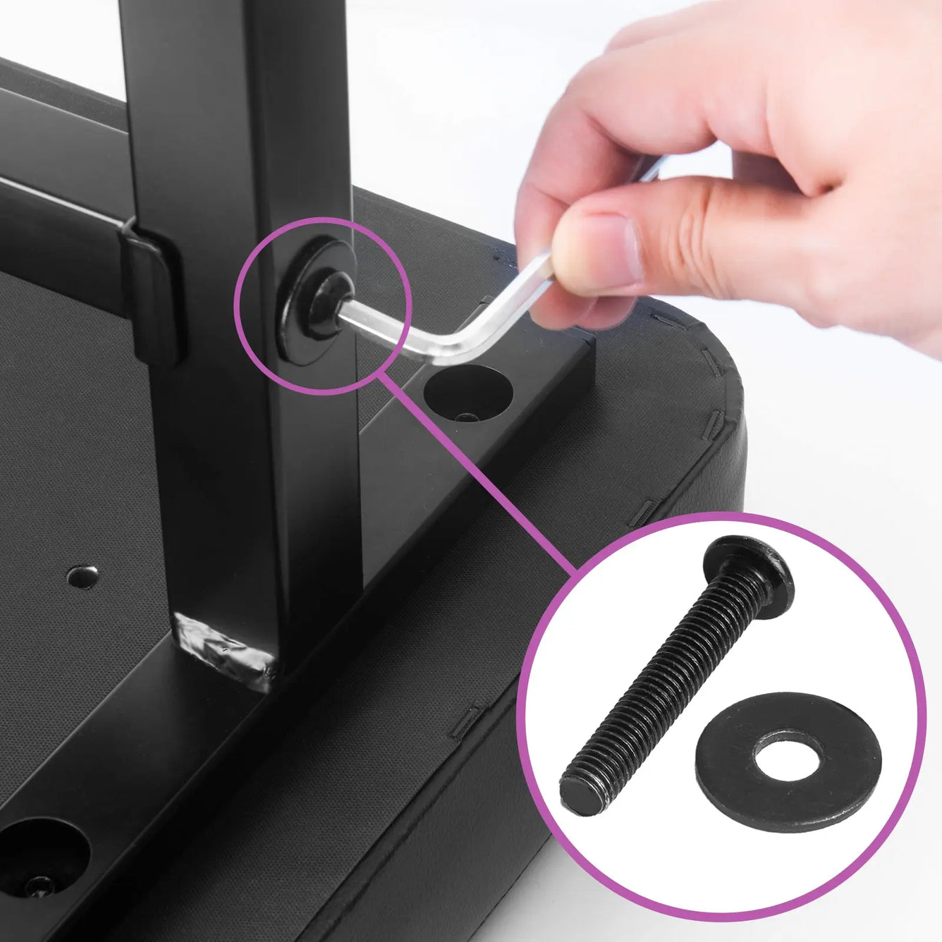 Big Allen Screw and Washer for Piano Bench Crossbeam Liquid Stands