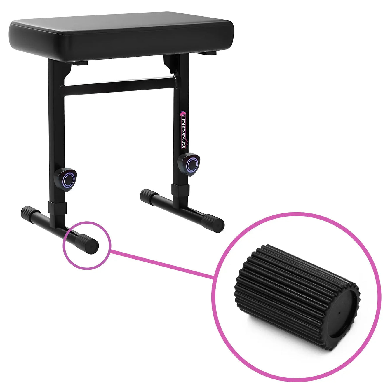 Plastic Foot for Piano Benches Liquid Stands