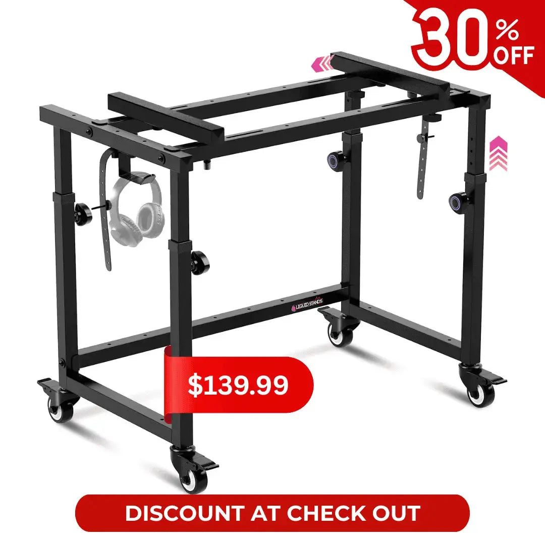 Portable Keyboard Workstation | Home Studio Stand Liquid Stands
