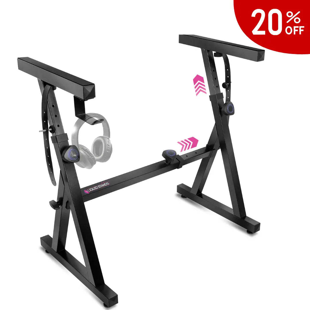 Refurbished Adjustable Z Style Black Keyboard Stand Liquid Stands