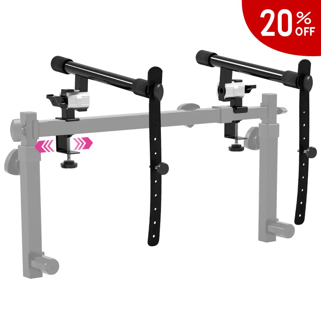 Refurbished Adjustable 2-Tier Keyboard Stand Extender - Arms Only Liquid Stands
