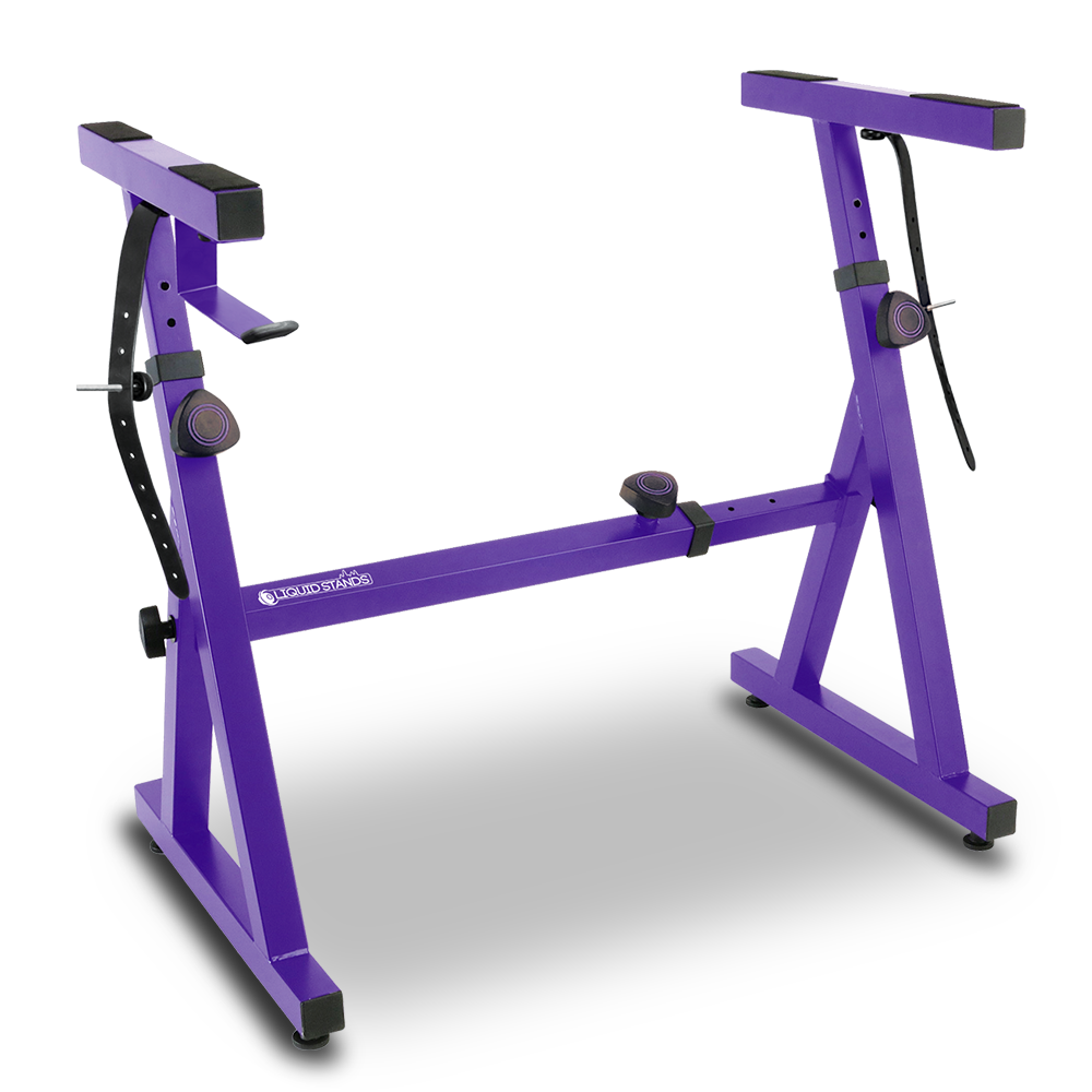 Adjustable Z Shape Purple Keyboard Stand