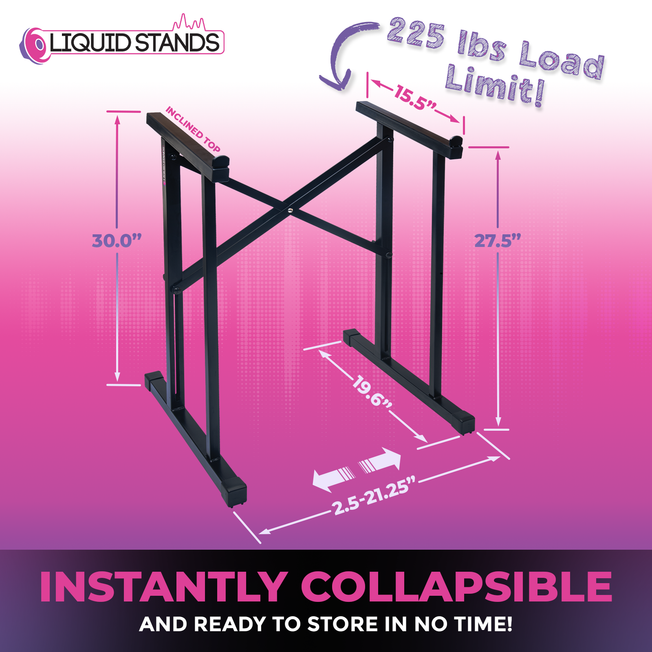 Collapsible Audio Mixer Stand
