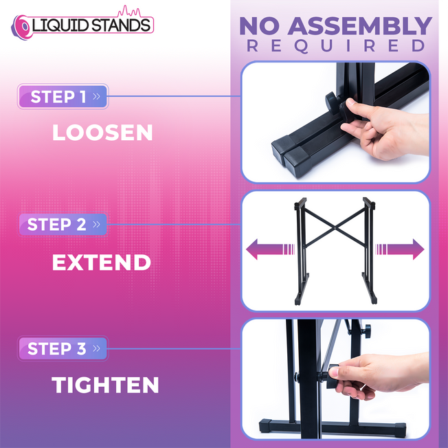 Collapsible Audio Mixer Stand